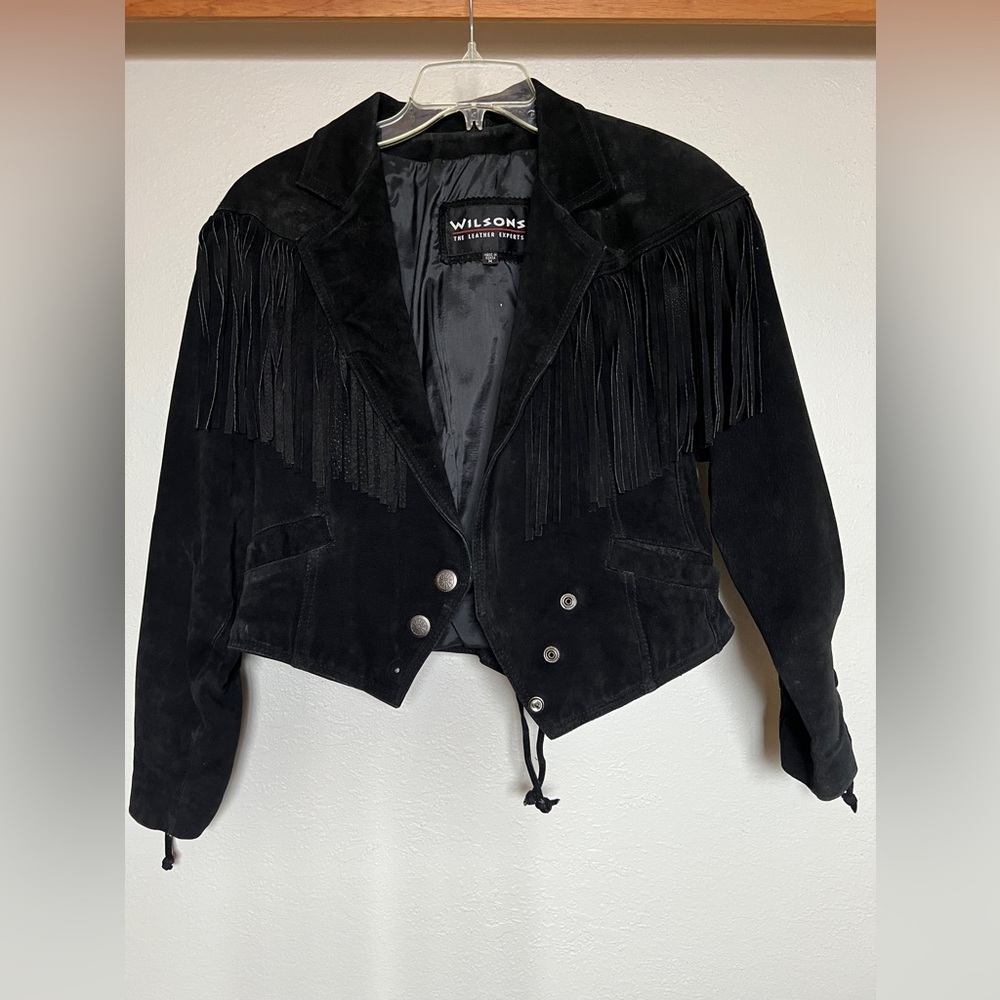 Vintage Leather Jacket Black